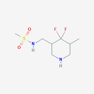 N-((4,4-Difluoro-5-methylpiperidin-3-yl)methyl)methanesulfonamide