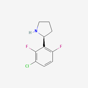 (S)-2-(3-Chloro-2,6-difluorophenyl)pyrrolidine