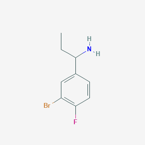 1-(3-Bromo-4-fluorophenyl)propan-1-amine