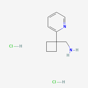 (1-(Pyridin-2-yl)cyclobutyl)methanamine dihydrochloride