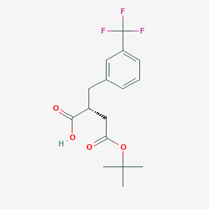 (R)-4-(tert-Butoxy)-4-oxo-2-(3-(trifluoromethyl)benzyl)butanoic acid