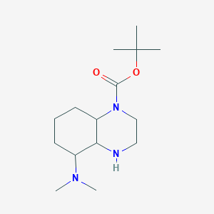 tert-Butyl 5-(dimethylamino)octahydroquinoxaline-1(2H)-carboxylate