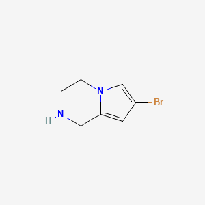 7-Bromo-1,2,3,4-tetrahydropyrrolo[1,2-a]pyrazine