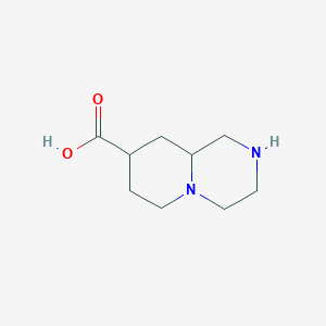 Octahydro-2H-pyrido[1,2-a]pyrazine-8-carboxylic acid