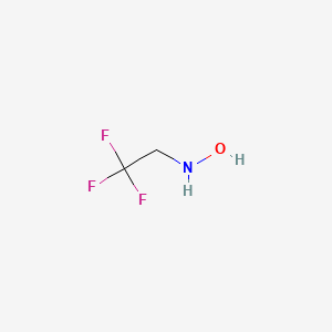 molecular formula C2H4F3NO B12980827 N-(2,2,2-Trifluoroethyl)hydroxylamine 