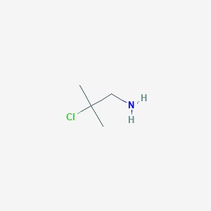 molecular formula C4H10ClN B12980871 2-Chloro-2-methylpropan-1-amine 