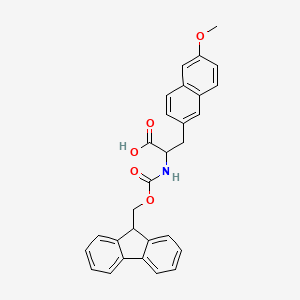 2-((((9H-Fluoren-9-yl)methoxy)carbonyl)amino)-3-(6-methoxynaphthalen-2-yl)propanoic acid