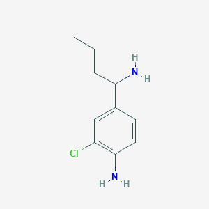 4-(1-Aminobutyl)-2-chloroaniline