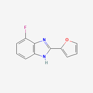 4-Fluoro-2-(furan-2-yl)-1H-benzo[d]imidazole