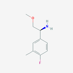 (S)-1-(4-Fluoro-3-methylphenyl)-2-methoxyethanamine