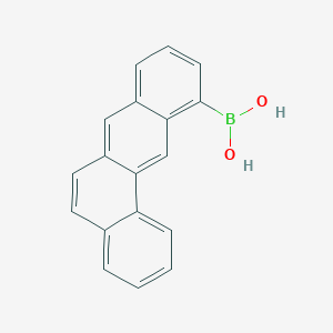 molecular formula C18H13BO2 B12980969 Tetraphen-11-ylboronic acid 