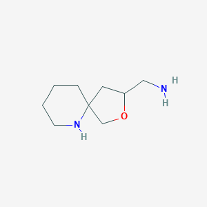 molecular formula C9H18N2O B12980991 (2-Oxa-6-azaspiro[4.5]decan-3-yl)methanamine 