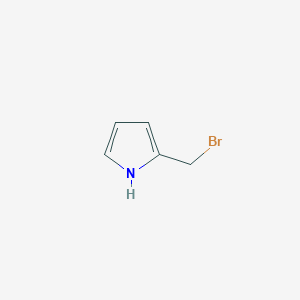 molecular formula C5H6BrN B12980995 2-(bromomethyl)-1H-pyrrole 