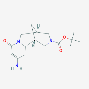 (1R,5R)-tert-Butyl 10-amino-8-oxo-4,5,6,8-tetrahydro-1H-1,5-methanopyrido[1,2-a][1,5]diazocine-3(2H)-carboxylate