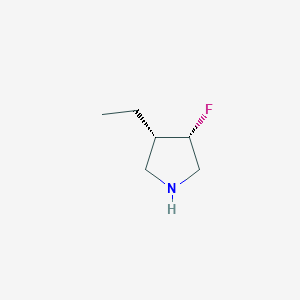 Rel-(3S,4S)-3-ethyl-4-fluoropyrrolidine