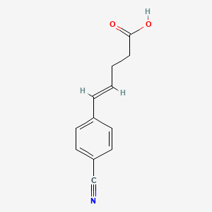 (E)-5-(4-Cyanophenyl)pent-4-enoic acid