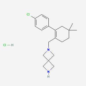 2-((4'-Chloro-5,5-dimethyl-3,4,5,6-tetrahydro-[1,1'-biphenyl]-2-yl)methyl)-2,6-diazaspiro[3.3]heptane hydrochloride