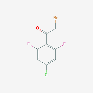 2-Bromo-1-(4-chloro-2,6-difluorophenyl)ethan-1-one