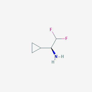 (S)-1-Cyclopropyl-2,2-difluoroethan-1-amine