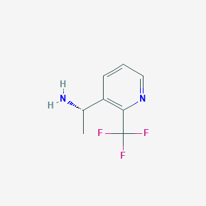 (S)-1-(2-(Trifluoromethyl)pyridin-3-yl)ethan-1-amine