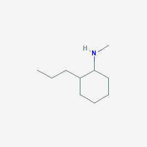 molecular formula C10H21N B12981135 N-Methyl-2-propylcyclohexanamine CAS No. 252854-43-6