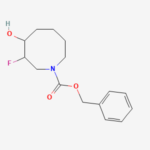 Benzyl 3-fluoro-4-hydroxyazocane-1-carboxylate