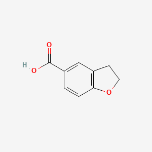 molecular formula C9H8O3 B1298115 2,3-二氢苯并呋喃-5-羧酸 CAS No. 76429-73-7