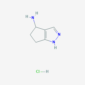 1,4,5,6-Tetrahydrocyclopenta[c]pyrazol-4-amine hydrochloride