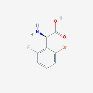 (R)-2-Amino-2-(2-bromo-6-fluorophenyl)acetic acid