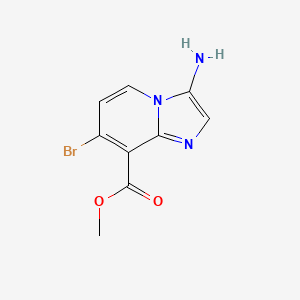 Methyl 3-amino-7-bromoimidazo[1,2-a]pyridine-8-carboxylate