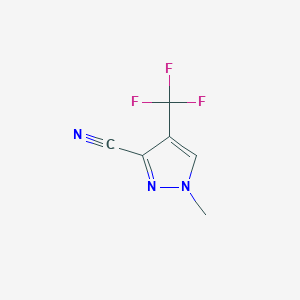 1-Methyl-4-(trifluoromethyl)-1H-pyrazole-3-carbonitrile