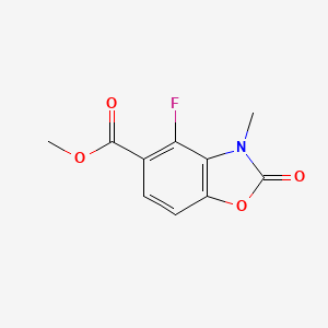 Methyl 4-fluoro-3-methyl-2-oxo-2,3-dihydrobenzo[d]oxazole-5-carboxylate