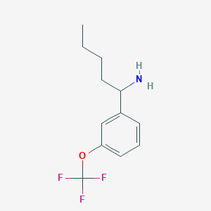 1-(3-(Trifluoromethoxy)phenyl)pentan-1-amine