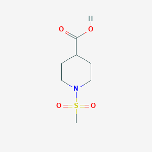 molecular formula C7H13NO4S B1298142 Acide 1-(méthylsulfonyl)pipéridine-4-carboxylique CAS No. 280772-00-1