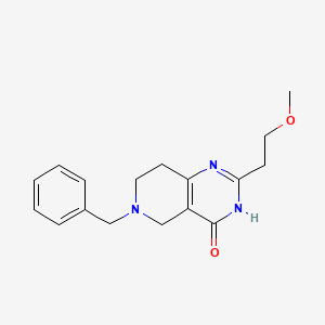 6-Benzyl-2-(2-methoxyethyl)-5,6,7,8-tetrahydropyrido[4,3-d]pyrimidin-4(3H)-one