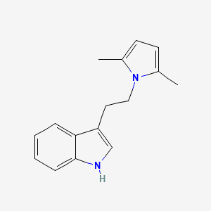 molecular formula C16H18N2 B1298146 3-[2-(2,5-diméthyl-1H-pyrrol-1-yl)éthyl]-1H-indole CAS No. 95399-28-3