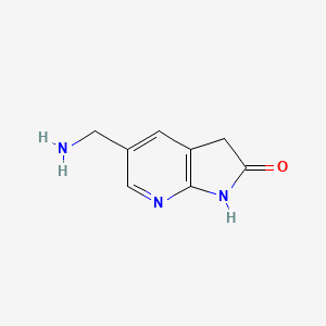 5-(Aminomethyl)-1,3-dihydro-2H-pyrrolo[2,3-b]pyridin-2-one