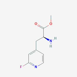 Methyl (S)-2-amino-3-(2-fluoropyridin-4-yl)propanoate