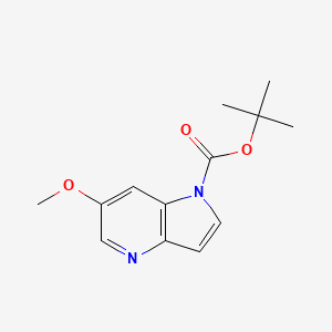 tert-Butyl 6-methoxy-1H-pyrrolo[3,2-b]pyridine-1-carboxylate