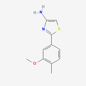 2-(3-Methoxy-4-methylphenyl)thiazol-4-amine