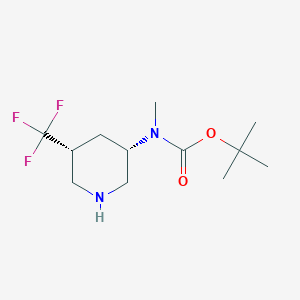 tert-Butyl methyl((3S,5R)-5-(trifluoromethyl)piperidin-3-yl)carbamate