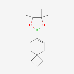 4,4,5,5-Tetramethyl-2-(spiro[3.5]non-6-en-7-yl)-1,3,2-dioxaborolane