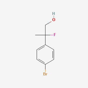 2-(4-Bromophenyl)-2-fluoropropan-1-ol