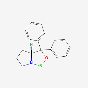 molecular formula C17H17BNO B12981683 (R)-3,3-Diphenylhexahydropyrrolo[1,2-c][1,3,2]oxazaborole 