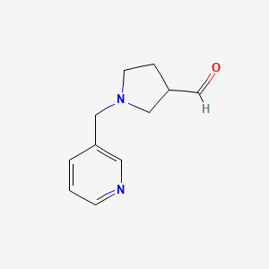 1-(Pyridin-3-ylmethyl)pyrrolidine-3-carbaldehyde