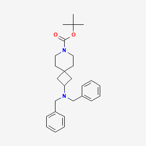 tert-Butyl 2-(dibenzylamino)-7-azaspiro[3.5]nonane-7-carboxylate