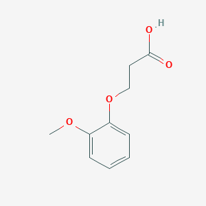 molecular formula C10H12O4 B1298171 3-(2-甲氧基苯氧基)丙酸 CAS No. 20370-80-3