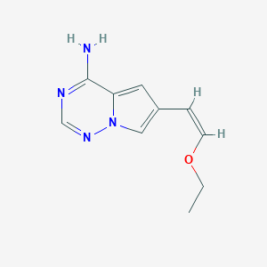 (Z)-6-(2-Ethoxyvinyl)pyrrolo[2,1-f][1,2,4]triazin-4-amine