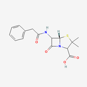 (5S)-3,3-Dimethyl-7-oxo-6-(2-phenylacetamido)-4-thia-1-azabicyclo[3.2.0]heptane-2-carboxylic acid