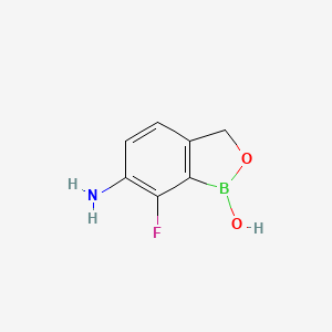 6-amino-7-fluorobenzo[c][1,2]oxaborol-1(3H)-ol